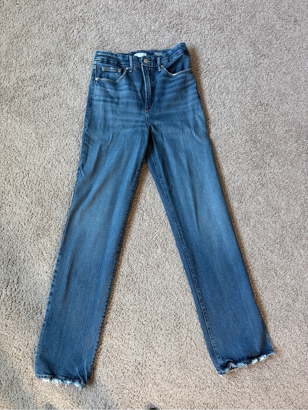 GUC Good American Good Boy Straight Jeans size 6/28